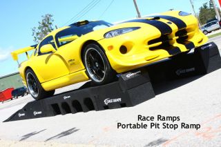 Race Ramps Portable Pit Stop Ramp Kit w Scale Cut Outs