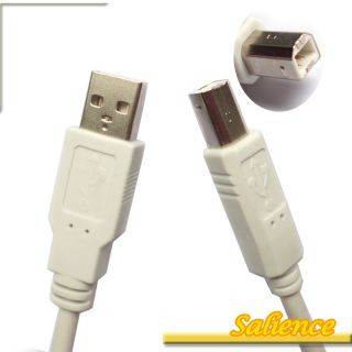 5ft High Speed USB 2 0 A Male B Male Cable A B M M 5ft Printer Scanner 