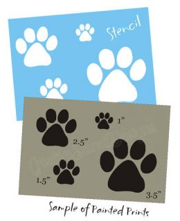   Dog Cat Pet Animal Tracks Craft Scrapbook Veterinary Signs