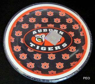Auburn Tigers Cake Plates Plate Paper War Eagle Tiger