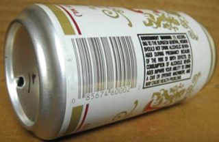 ABC Beer Aluminum Can w Govt Warning Auburndale Florida