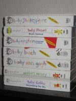Baby Einstein Lot of 7 VHS Tapes GUC Bach Van Gogh Galileo Mozart 