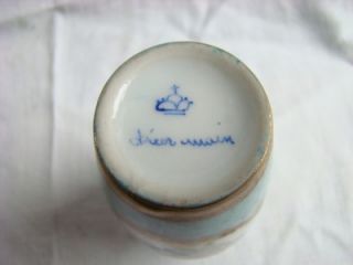 French Vieux Paris Limoges Hand Painted Floral Small Vase