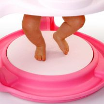 New Bright Starts Baby Exersaucer Bouncer Seat Pink Toy