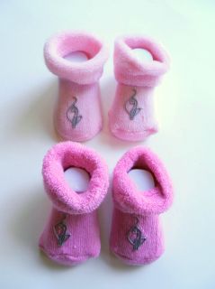 Baby Phat Infant Booties Baby Girl Pink Clothing 2 PC