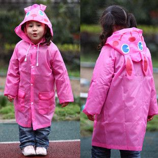 Baby Waterproof Costume Raincoat Pink Rabbit 3 5T