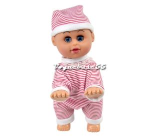 Crawling Pink Baby Doll Toy Baby Laugh Music Say Mama Daddy and Learn 