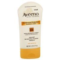 Aveeno Active Naturals Continuous Sunblock Lotion SPF 85 Waterproof 