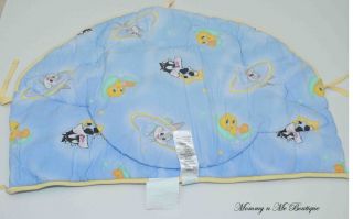for your consideration is a baby looney tunes nursery crib head bumper 