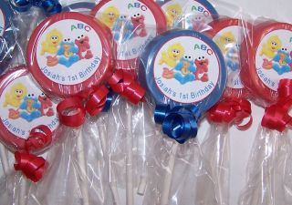 30 Baby Shower Birthday Baby Elmo Cookie Monster Big Bird Chocolate 