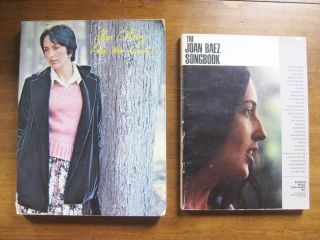 Signed Lot 2X Joan Baez Songbook and Then I Wrote Art Lyrics Music 