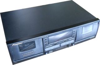 Pioneer Ct W404R Dual Auto Reverse Cassette Recorder