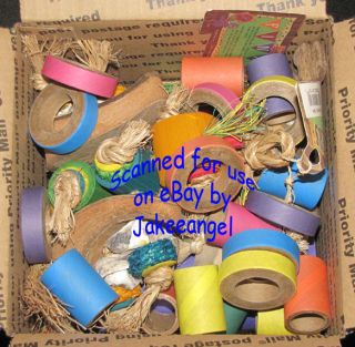   Small to Med Party Pack 5 Toys 20 Birdy Bagels Fair Trade Chew