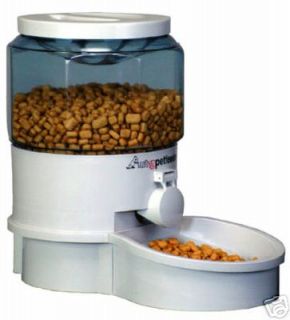ERGO SMALL SIZE AUTOMATIC PET FEEDER HOLDS UP TO 5 POUNDS OF FOOD