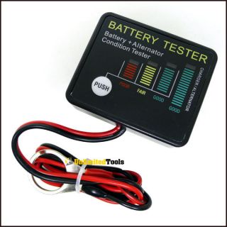 12 Volt Auto Battery Alternator Load Tester Checker Diagnostic 