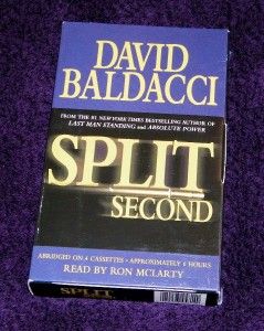 David Baldacci Audio Split Second Free SHIP 1586215817