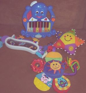 Huge Lot of Baby Einstein Toys DVDs Books Musical Pipes Color Wheel 