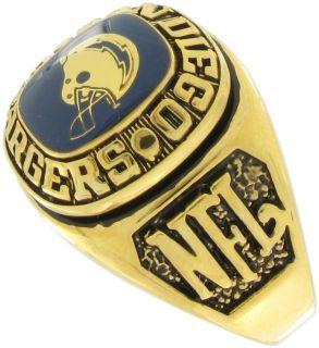 Balfour Ring Football NFL Team San Diego Chargers Sz 7