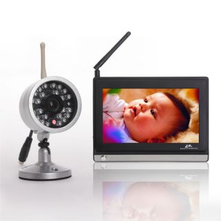 4GHz Wireless Audio Baby Video Monitor 7 TFT LCD IR Night Version 