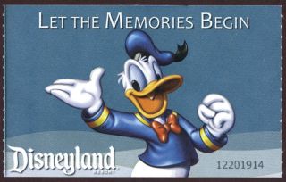 Disneyland 3 Day Park Hopper Tickets X6