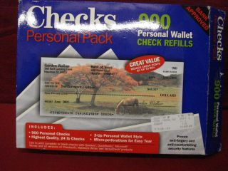 AVANQUEST (3350) PERSONAL PACK 900 CHECK REFILLS