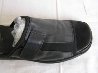 Bacco Bucci Mens Teemu Italian Calfskin Black Sandal size 10
