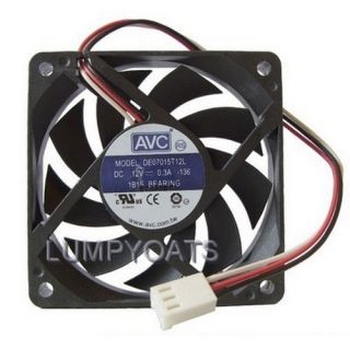 This single ball bearing AVC is ideal as a cpu cooler fan replacement.