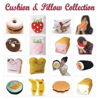 Cute Various Cushion Pillow Stuffed Animal Plush Toy Bedding U