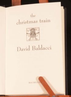 2002 The Christmas Train David Baldacci First Edition with Dustwrapper 