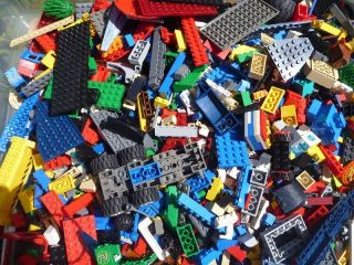 LEGO 1000 Bricks Blocks Baseplates pieces City Bulk Lot K13a 