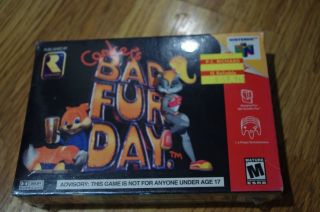 Conkers Bad Fur Day Nintendo 64 2001 Brand New SEALED