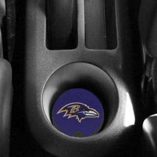 Baltimore Ravens 2 Pack Neoprene Car Coasters   Purple
