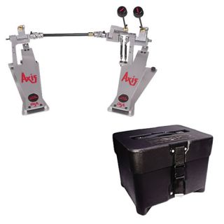 Axis XL2 Double Kick Bass Drum Pedal w Axis 01 Case x L2 Package New 