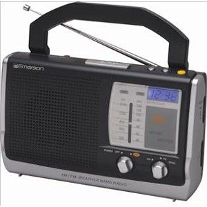 Emerson RP6251 Portable Clock Weather Band Radio