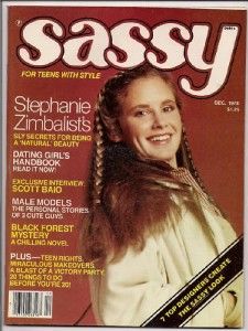 Sassy Magazine Dec 1978 Stephanie Zimbalist Scott Baio