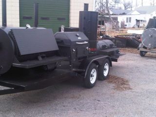 Custom Rotisserie Competition BBQ Trailer Barbecue Smoker
