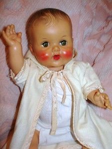 Vntge 1950s Sun Rubber 18 Constance BANNISTER Drink & Wet Baby Doll 