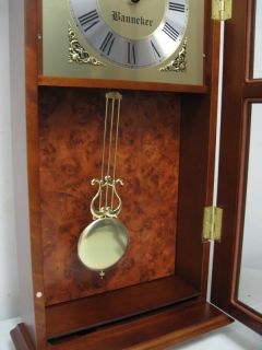 New Banneker RARE Grandfather Wood Collectors Clock