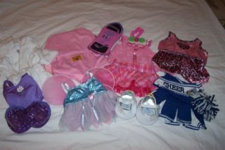 Build a bear Lot of 15 Clothes Shoes Baby Carrier Accessories