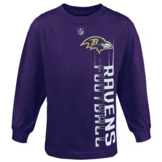 Baltimore Ravens Youth Team Motion Long Sleeve T Shirt Purple