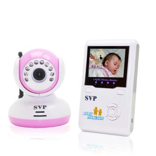 SVP Digital Wireless Baby Monitor IR Night Vision 2 Way Talk Li ion 