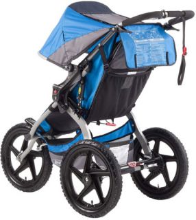   Utility Three Wheel Single Baby Jogging Stroller BLUE or ORANGE NEW