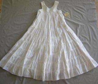 NWT Fred Bare Tiered Twirl Dress 3 4 Girls Sz 3 White Dress See Post 