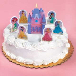 from Hallmark includes a 3 castle candle, 6 plastic 2 princess cake 