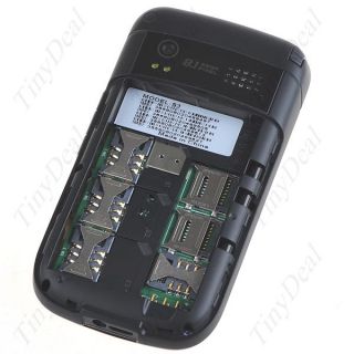 Mobile 4 Sim QWERTY TV Mobile Cell Phone P05 S43