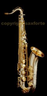 Rampone Cazzani R1 Jazz Silver Gold Plated Tenor Saxophone Sax