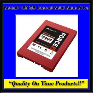 New Corsair Force GT 180 GB Internal Solid State Drive SSD SATA Series 