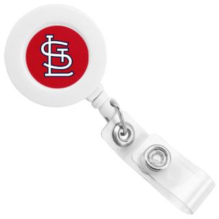   white badge reel item 714555 carry your id badge in cardinals style