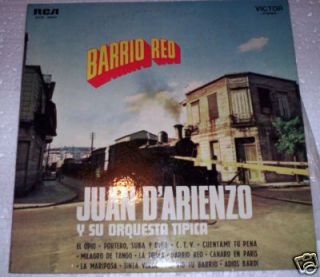 Juan D´arienzo Barrio REO Argentina Tango VG LP