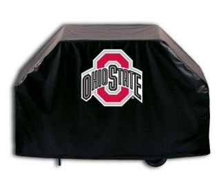   Buckeyes Black Vinyl Barbecue Grill Cover 2 Sizes Available